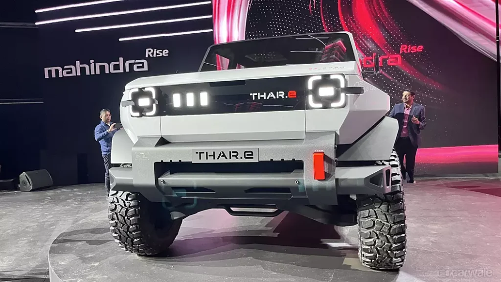 Mahindra thar.e front view