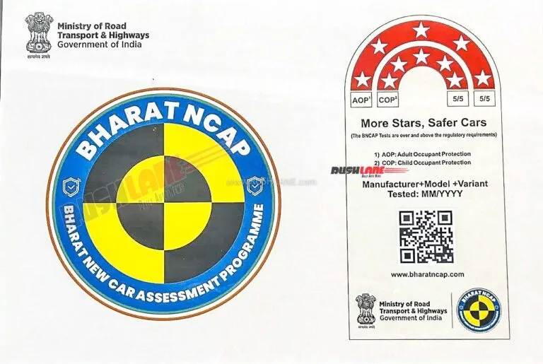 Bharat NCAP Crash Test Rating System