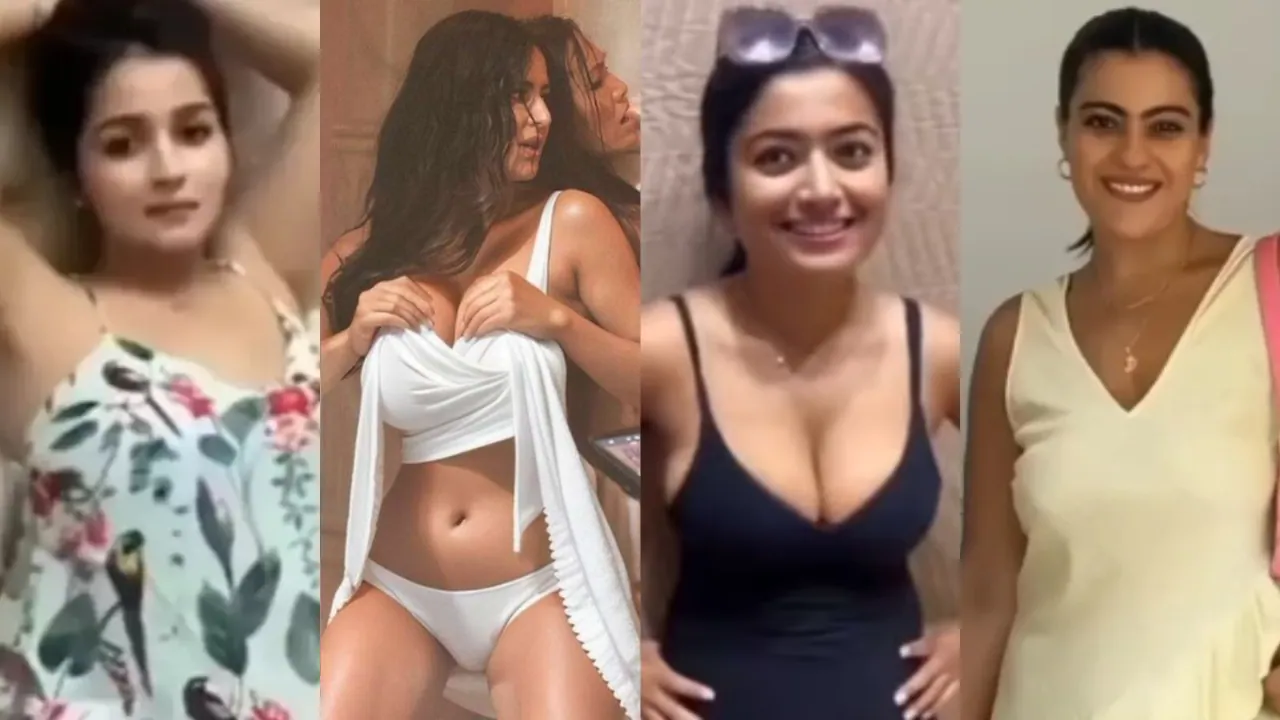 Katrina Kaif, Kajol, Alia Bhatt and Rashmika Mandanna Deepfake Image