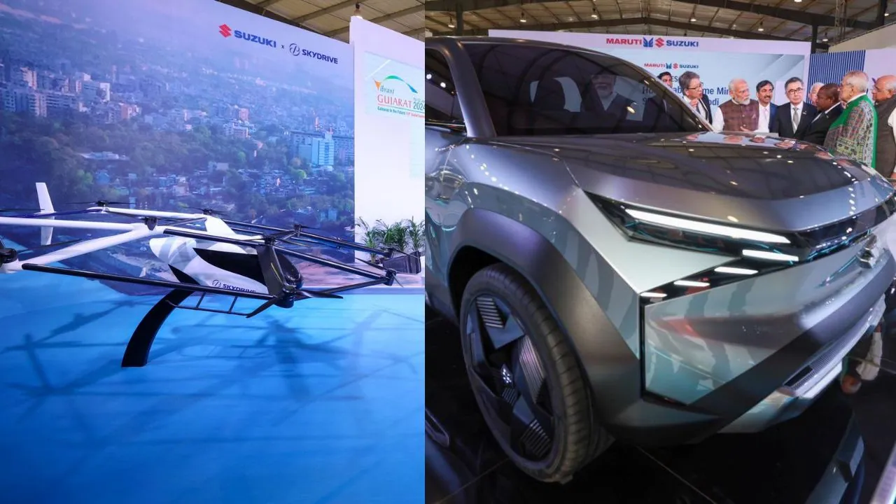 Maruti Suzuki Makes Waves with eVX Update and Flying Car