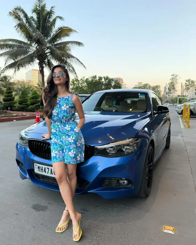 Anushka Sen and BMW Car