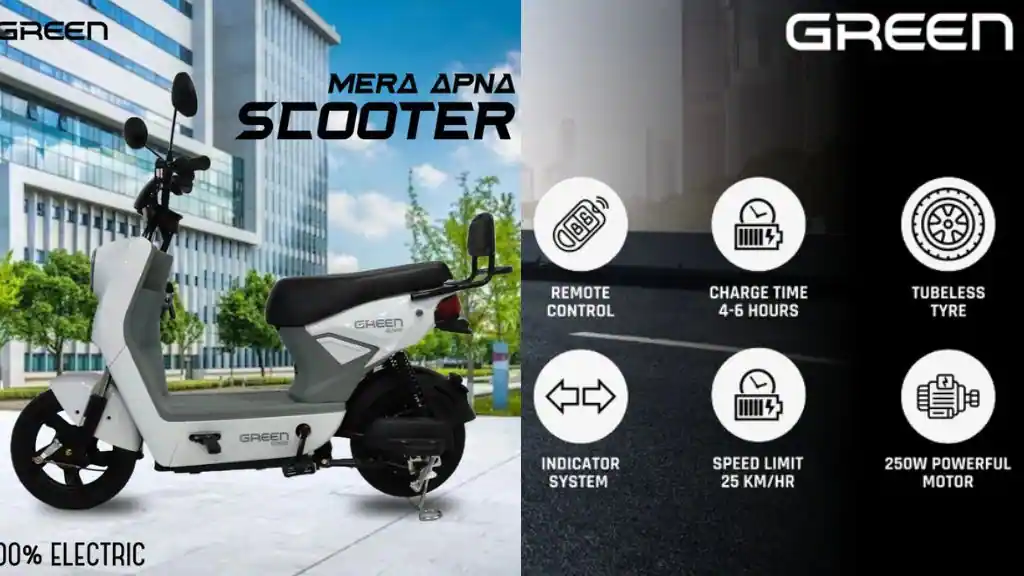 Green Sunny Electric Scooter